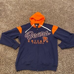 Chicago Bears zip hooded sweatshirt